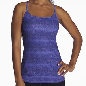 Fabletics Coro Performance Workout Yoga Tank Top Built In Bra Purple XXS 2 0 NWT